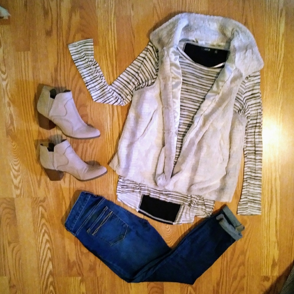 Faux Fur Vest Croft & Barrow